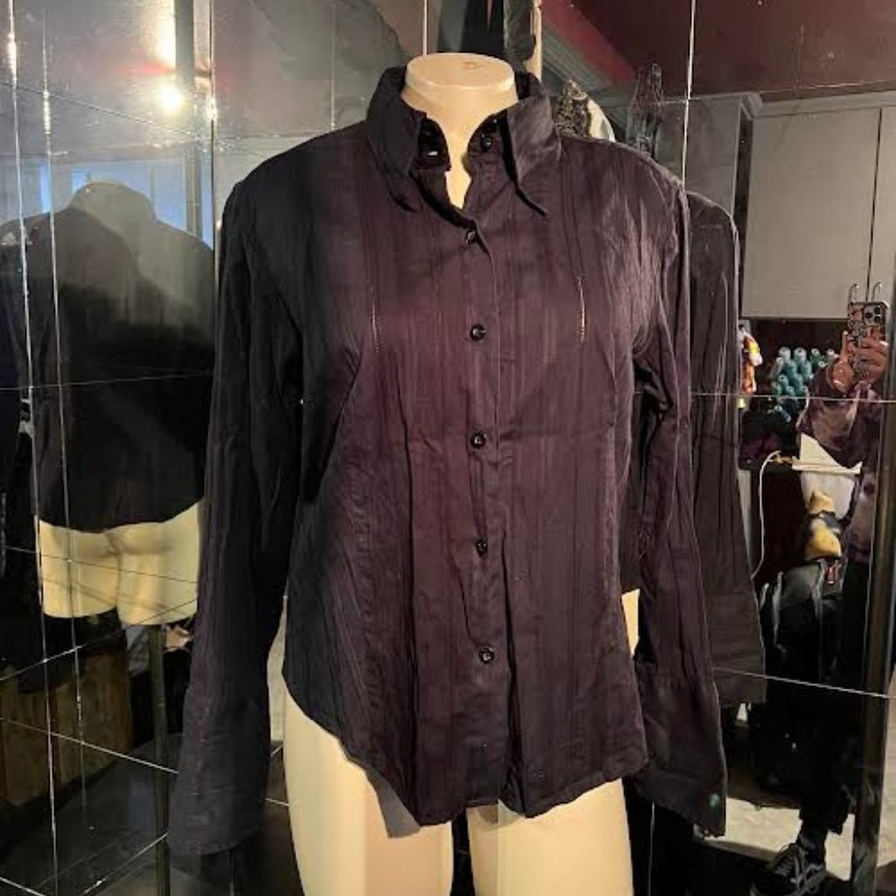 Black Button Down